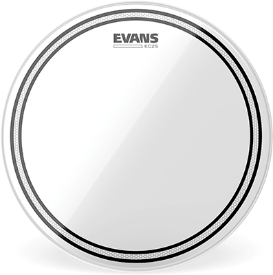 Evans EC2S Clear Tom Drumheads