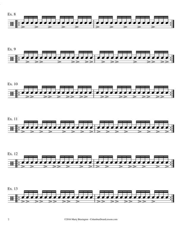 16th Notes with Accents p2